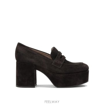 [V90]지안비토 로시 G2536335RICSUEMOKA 여성 로퍼 레이스업슈즈 Jenna 75MM Heel