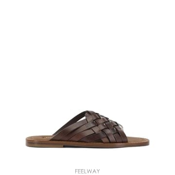 [V90]미우미우 5XX6783ZN8F0201 F A015 여성 샌들 슬리퍼 Leather slides
