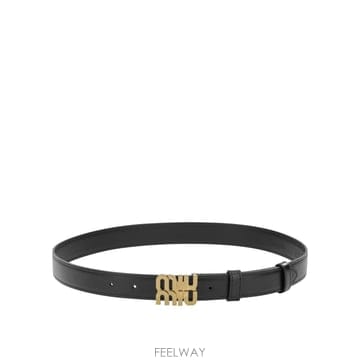Miu Miu [V90]�̿�̿� 5CC5652AIXF0002 ���� ��Ʈ ��Ŭ ������� Leather belt with lo[V90]�̿�̿� 5CC5652AIXF0002 ���� ��Ʈ ��Ŭ ������� 