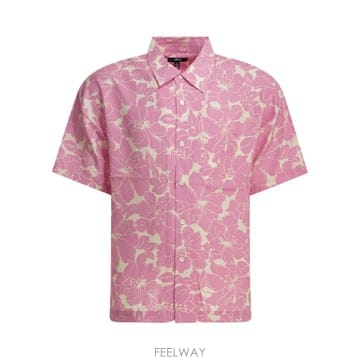 [V90]스투시 11103860604 PINK 남성 셔츠 남방 Shirts