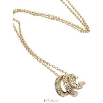 Ferragamo [V90]��󰡸� 0788191 ���� �Ͱ��� �̾ Triple Gancino necklace[V90]��󰡸� 0788191 ���� �Ͱ��� �̾ Triple Gancin