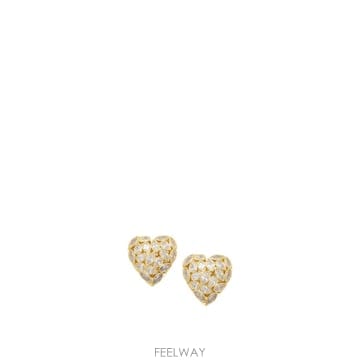 Self Portrait [V90]������Ʈ����Ʈ RS26 617E GDGOLD ���� �Ͱ��� �̾ Decorated heart ear[V90]������Ʈ����Ʈ RS26 617E GDGOLD ���� �Ͱ��� �̾�