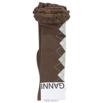 GANNI [V90]���� B3020238979 ���� �縻 ��Ÿŷ ���뽺 �ϻ轺 Argyle Classic socks[V90]���� B3020238979 ���� �縻 ��Ÿŷ ���뽺 �ϻ轺 A