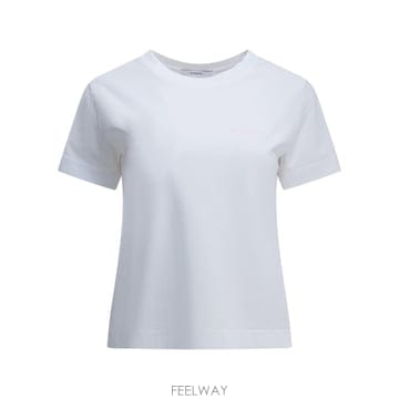 [V90]지방시 BW70FJ31D8100 여성 티셔츠 긴팔 반팔 Crewneck T shirt with lo