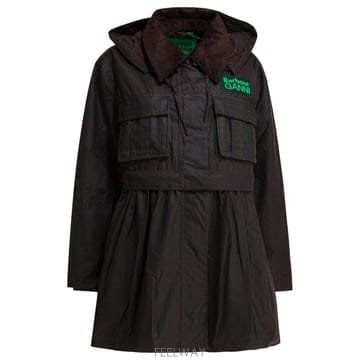 [V90]바버 LWX1523LWXBR71 여성 자켓 코트 Barbour x GANNI Jacket