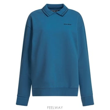 [V90]미우미우 MJLA65191LF0013 S OOO 여성 맨투맨 후드 스웨트셔츠 Sweatshirt w