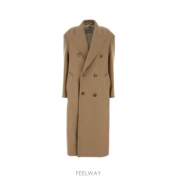 [X45]아미 FCO458WV0078 A184 여성 코트 하프 롱 트렌치 오버코트 코트자켓 Beige woo