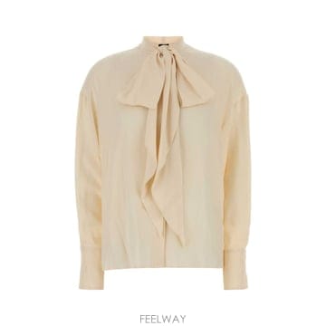 [X45]에트로 WRIA007799TJAA2 W0414 여성 셔츠 남방 블라우스 Cream crepe shi