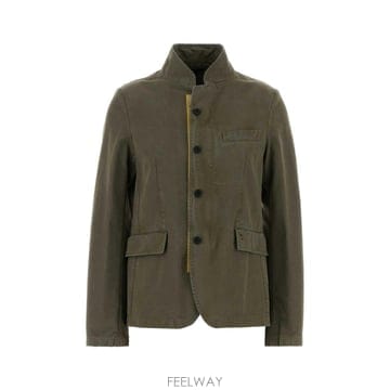 [X45]펜디 FJ7785AME4 F0QQ4 여성 자켓 베스트 다운베스트 질렛 Army green drill