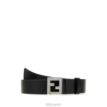 FENDI [X45]��� 7C0563B12K F0QA1 ���� ��Ʈ �㸮�� ������� Black leather belt[X45]��� 7C0563B12K F0QA1 ���� ��Ʈ �㸮�� ������� B