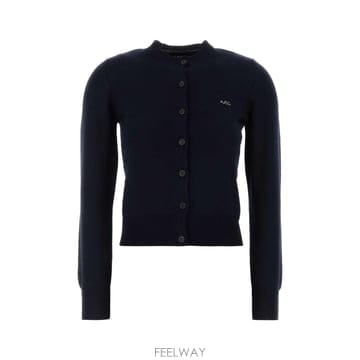 [X45]아페쎄 WVBEPF22346 IAK 여성 스웨터 니트 가디건 Dark blue wool blend 