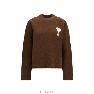 [K68]아미 UKS836KN0135 A362 여성 니트 스웨터 가디건 Ami De Coeur Sweater
