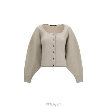 [K68]쟈크뮈스 CDW00845AK00276 130 여성 니트 스웨터 가디건 Tempo wool cashm