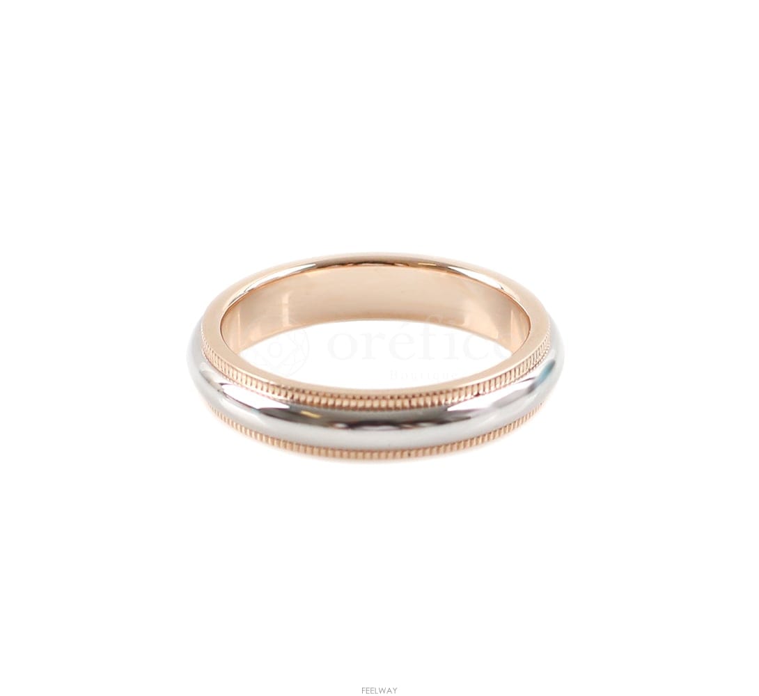 TIFFANY & Co [��������] Ƽ�Ĵ� PT950 �÷�Ƽ�� �� 18K ������ ���Դ� �б׷��� ��� �� 14.5ȣ[��������] Ƽ�Ĵ� PT950 �÷�Ƽ�� �� 18K ������ ����