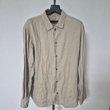 타임 100 린넨 셔츠 남방 M-긴팔-778
