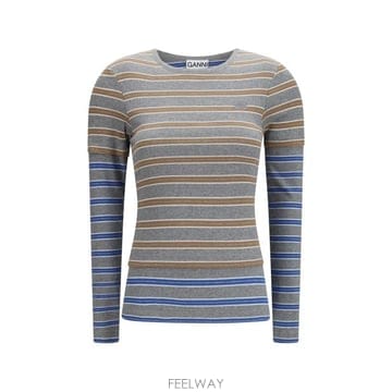 GANNI 26FW ���� ���� Ƽ���� A1040472 799 STRONG BLUE26FW ���� ���� Ƽ���� A1040472 799 STRONG BLUE