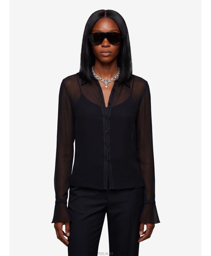 GUCCI 26FW ���� ��ũ georgette ���� [M] 871996 ZHS04 100026FW ���� ��ũ georgette ���� [M] 871996 ZHS04 1000