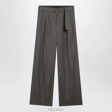 26 F/W 드리스 반 노튼 카키 와이드레그 코튼 트라우저 02090 B0052315240