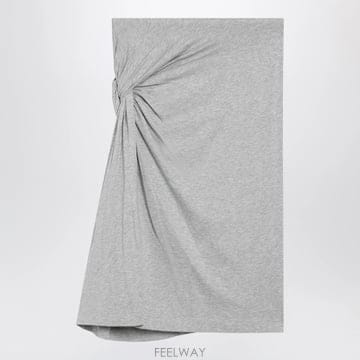 26 F/W 드리스 반 노튼 그레이 멜랑주 스커트 WITH 드레이프  B0052315244