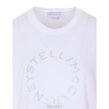 26 S/S 스텔라 맥카트니 로고 엠브로이드 보이프렌드 티셔츠 6J0 B0011885693