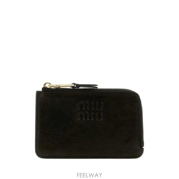 Miu Miu 26FW �̿�̿� ��Ʋ�� ���� ī�� ���̽� �������� 5MB066AEFX F0002 Black26FW �̿�̿� ��Ʋ�� ���� ī�� ���̽� �������� 5MB06