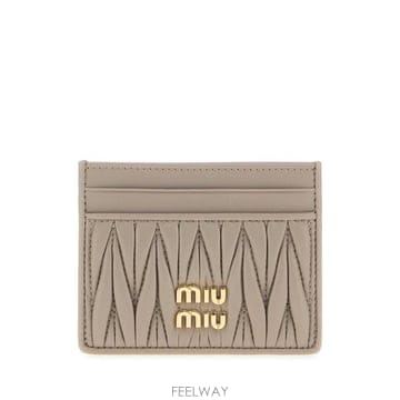 Miu Miu 26FW �̿�̿� ���׶�� ī�� ���ķ��� ī��Ȧ�� 5MC076AFPP F0D32 Grey26FW �̿�̿� ���׶�� ī�� ���ķ��� ī��Ȧ�� 5MC076AF