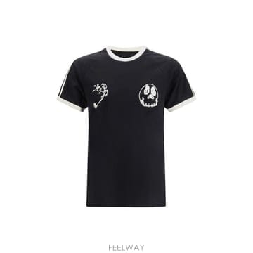 Yohji Yamamoto �ؿ� ���¸���� AW26 ���̾��� ���� ġ�� Į�� �׷��� ����Ʈ Ƽ���� KQ8577_BLACK�ؿ� ���¸���� AW26 ���̾��� ���� ġ�� Į�� �׷��� ��