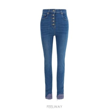 Valentino [K68]�߷�Ƽ�� 9B0DD22JAKE 558 ���� û���� ���� �� ������ Fitted Jeans with[K68]�߷�Ƽ�� 9B0DD22JAKE 558 ���� û���� ���� �� ����