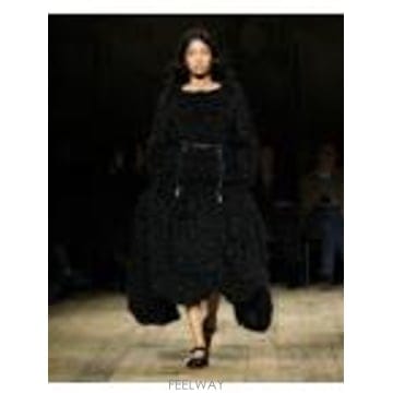 Simone Rocha [G95]�ø� �λ� 61821343BLACK ���� ���� �������� �������� �е� ����Ʈ FAUX FUR ROU[G95]�ø� �λ� 61821343BLACK ���� ���� �������� ������