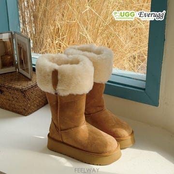호주 어그 26FW 에버어그 톨 엘레니 플랫폼 미들 부츠 AS3153