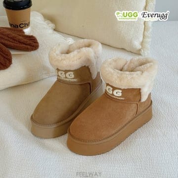 호주 어그 26FW 에버어그 오아사 플랫폼 미들 부츠 AS3150