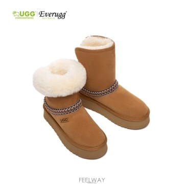 호주 어그 26FW 에버어그 쇼트 페일 플랫폼 미들 부츠 AS3145