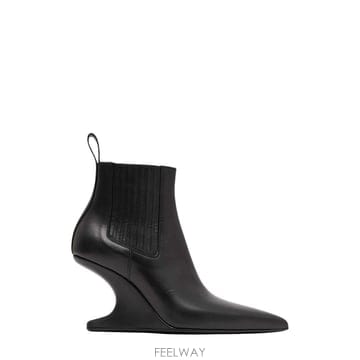 릭오웬스 SCULPTURALWEDGE 앵클 부츠 RP02F5879L B0192316005