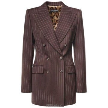 26 FW 돌체앤가바나 더블 브레스티드 핀스트라이프 블레이저 S8053 F29QFTGDD1H