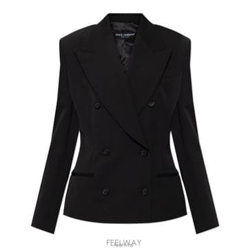 돌체 앤 가바나 더블 브레스티드 스트럭쳐 블레이저