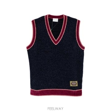 | Other Brand | Drole De Monsieur horse patch V neck vest 12236703432968 TP7Drole De Monsieur horse patch V neck vest 122367034329