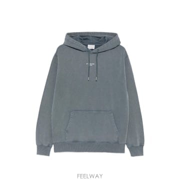 | Other Brand | Drole De Monsieur Classic slogan print drawstring hoodie 122Drole De Monsieur Classic slogan print drawstring hood