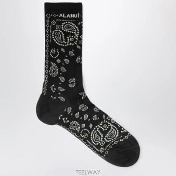 ALANUi 26FW ALANUI ���� ��ư blend bandana pattern �縻 LWRA007E26KNI001126FW ALANUI ���� ��ư blend bandana pattern �縻 LWRA0