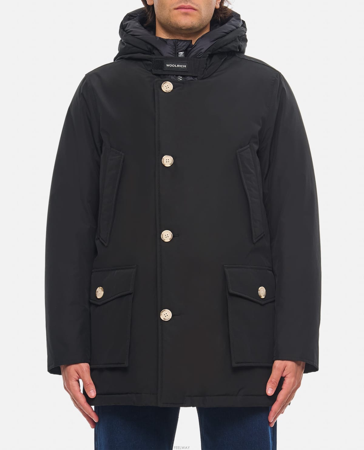 Woolrich [B4] �︮ġ CFWOOU0483MBUT0001BLK ��Ʈ �ƿ��� ����[B4] �︮ġ CFWOOU0483MBUT0001BLK ��Ʈ �ƿ��� ����