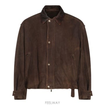 [B3] 살바토레 산토로 51508FUEGBROWN 자켓 재킷 가죽 바이커 라이더 남성