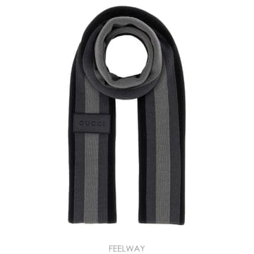 GUCCI [X45]���� A007FJ4GALH 1062 ���� ��ī�� �񵵸� ����� ���÷� Black wool scarf[X45]���� A007FJ4GALH 1062 ���� ��ī�� �񵵸� ����� 