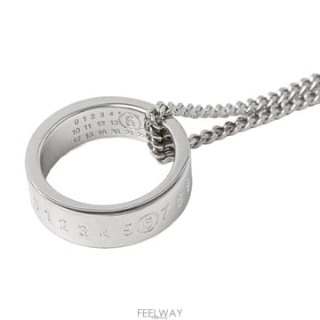 MM6 메종마르지엘라 숫자로고 링 목걸이 SM6UU0048 P7296 951