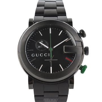 구찌 G크로노 블랙 시계 44mm