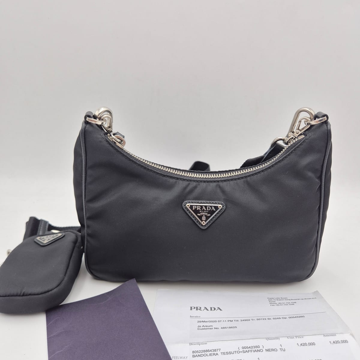 PRADA ����� �����Ϸ� �׼��� ü�� ��Ʈ�� ȣ���� (1BH204)����� �����Ϸ� �׼��� ü�� ��Ʈ�� ȣ���� (1BH204)