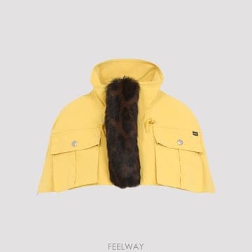 26FW 프라다 케이프 292425SWAO 199Y F0010 GIALLO