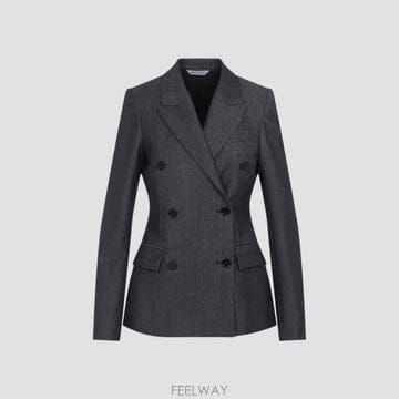 26FW 발렌시아가 오버사이즈 가죽 레이서 자켓 872296 TUT44 4100 DARK NAVY