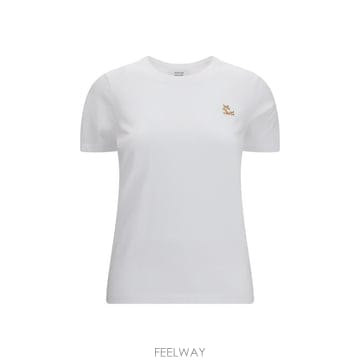 26FW 메종키츠네 반팔 티셔츠 MRWJT20KJ7026 P100 WHITE