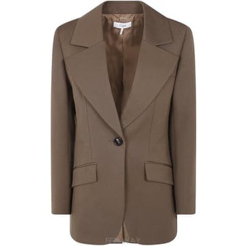 26FW 끌로에 수트 자켓 CH26WVE45067 20A LEAF BROWN