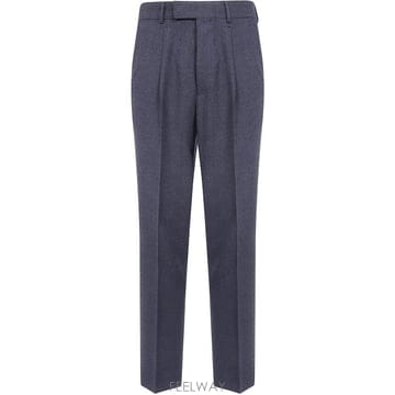 26FW 에르메네질도제냐 스트레이트 팬츠 432F01A4 75PM12 022 DARK GREY