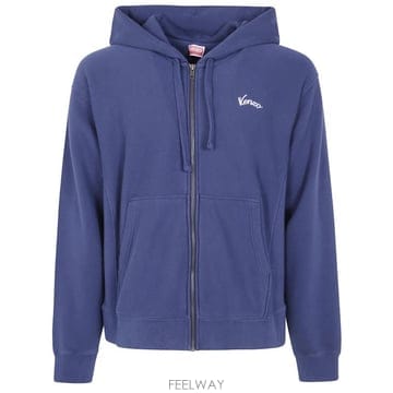 26FW 겐조 후드 티셔츠 FG65HO2744MJ 79 BLUE BLACK